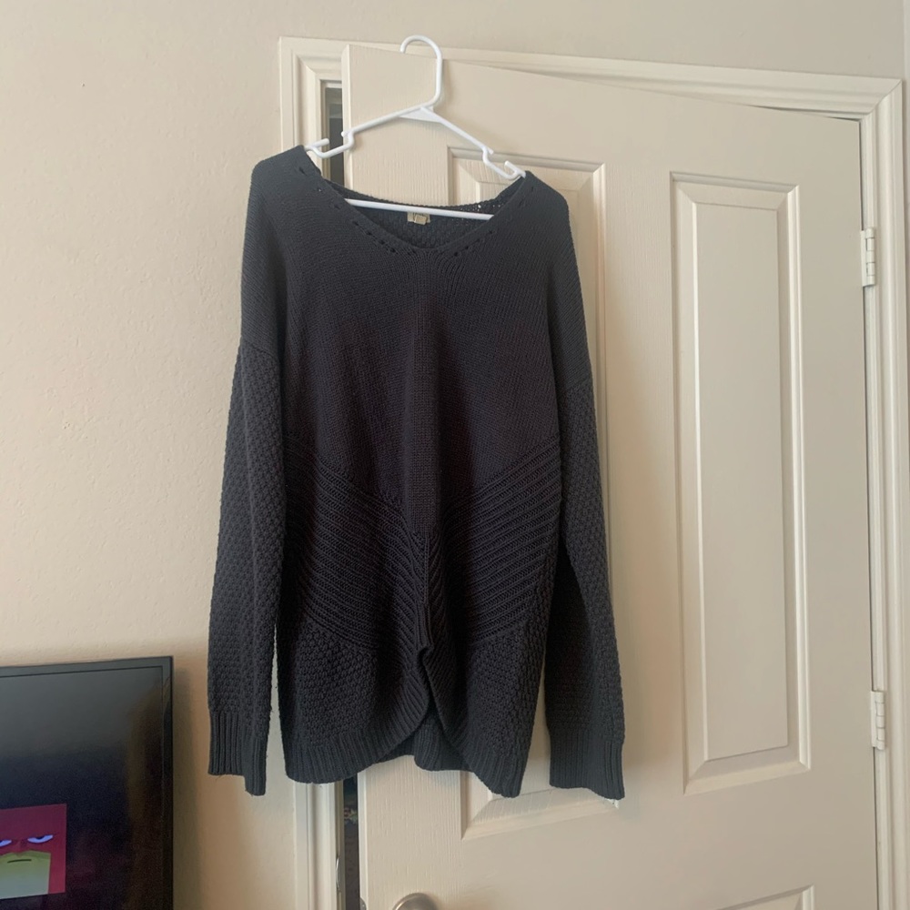 Navy blue sweater